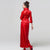 Phoenix Sequins 3/4 Sleeve Chinese Wedding Party Dress