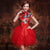 Brocade Top Tulle Bubble Skirt Chinese Wedding Party Dress