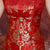Floral Lace Neck Brocade Cheongsam Chinese Wedding Party Dress