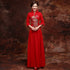 Phoenix Sequins Lace Cheongsam Top Robe De Mariée Chinoise