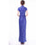Illusion Neck Mandarin Collar Cheongsam Style Lace Prom Dress