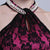 Halter Top Cheongsam Style Floral Lace Prom Dress