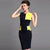 Round Neck Sleeveless Color Blocks Pattern Tea Length Pencil Dress