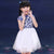 Cap Sleeve Mini Kid's Cheongsam Floral Qipao Dress