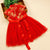 Cheongsam Top Tulle Jupe Robe de bal fleurie pour enfants