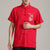 Dragon Embroidery Short Sleeve Signature Cotton Chinese Kung Fu Shirt