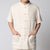 Mandarin Collar Short Sleeve Signature Cotton Chinese Shirt