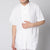 Mandarin Collar Short Sleeve Signature Cotton Chinese Shirt