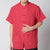 Mandarin Collar Short Sleeve Signature Cotton Chinese Shirt