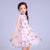 Cheongsam Top Tulle Skirt Vestido chino para niños Vestido de princesa