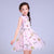 Cheongsam Top Tulle Jupe Robe chinoise pour enfant Robe de princesse