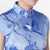 Robe chinoise Cheongsam en rayonne et au genou à imprimé arbre et oiseaux