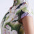 Fancy Cotton Knee Length Floral Cheongsam Chinese Dress