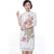 3/4 Sleeve Lace Cheongsam Chinese Dress with Phoenix Sequins