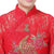 Chinesisches Cheongsam-Kleid aus Spitze mit 3/4-Ärmeln und Phönix-Pailletten