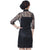 Mandarin Collar Illusion Neck & Sleeve Lace Cheongsam Chinese Dress