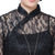 Mandarin Collar Illusion Neck & Sleeve Lace Cheongsam Chinese Dress