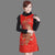 Fur Collar Cap Sleeve Brocade Cheongsam Chinese Dress with Phoenix Sequins