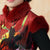 Cap Sleeve Fur Collar Floral Velvet Cheongsam Chinese Dress
