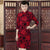 3/4 Sleeve Knee Length Floral Velvet Cheongsam Qipao Dress