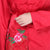 Blumenstickerei V-Ausschnitt Chinesische Jacke Muttermantel