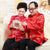 Manteau d'anniversaire de mère de veste chinoise de brocart floral