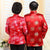 Brocade Parent's Anniversaire Couple Assorti Vestes Chinoises Traditionnelles