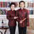 Brokat-Elterngeburtstag passendes Paar traditionelle chinesische Jacken