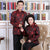 Brocade Parent's Anniversaire Couple Assorti Vestes Chinoises Traditionnelles