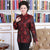 Brocade Parent's Anniversaire Couple Assorti Vestes Chinoises Traditionnelles