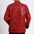 Veste chinoise traditionnelle à col mandarin et motif de bon augure