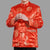 Chinesische Wattierte Jacke aus traditionellem Brokat mit verheißungsvollem Muster