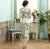 Full Length Classic Floral Silk Blend Cheongsam Chinese Dress