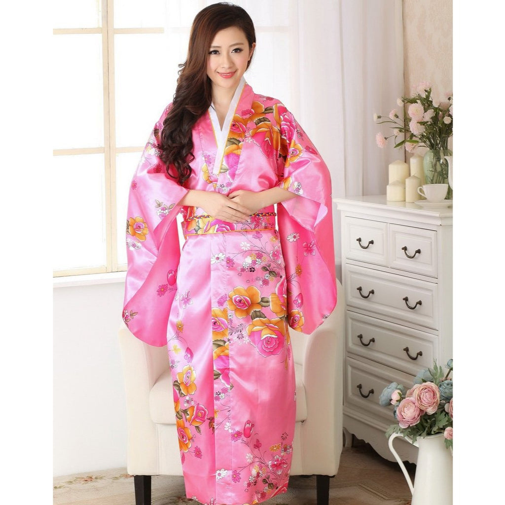 Women's Floral Traditional Japanese Kimono – IDREAMMART