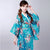 Kimono Japonais Traditionnel Floral Femme