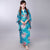 Kimono Japonais Traditionnel Floral Femme