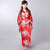 Traditioneller japanischer Kimono mit Blumenmuster für Damen