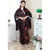 Kimono japonés tradicional de brocado floral para mujer
