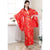 Kimono tradizionale giapponese da donna in broccato floreale
