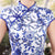 Knee Length Silk Blend Floral Cheongsam Evening Dress