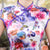 Knee Length Silk Blend Floral Cheongsam Evening Dress