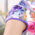 Knee Length Silk Blend Floral Cheongsam Evening Dress