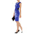 Cap Sleeve Round Neck Knee Length Floral Pencil Dress