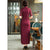 Mandarin Collar Half Sleeve Full Length Lace Cheongsam Chinese Dress