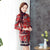 Fur Edge Wadded Cheongsam Traditional Chinese Festival Dress