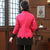 Fur Collar Floral Embroidery Chinese Style Wadded Coat