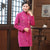 Floral Embroidery Wool Chinese Style Mother Coat