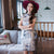 Knee Length Floral Silk Blend Cheongsam Day Dress