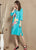 Peony Embroidery 3/4 Sleeve Signature Cotton Chinese Dress