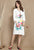 Peony Embroidery 3/4 Sleeve Signature Cotton Chinese Dress